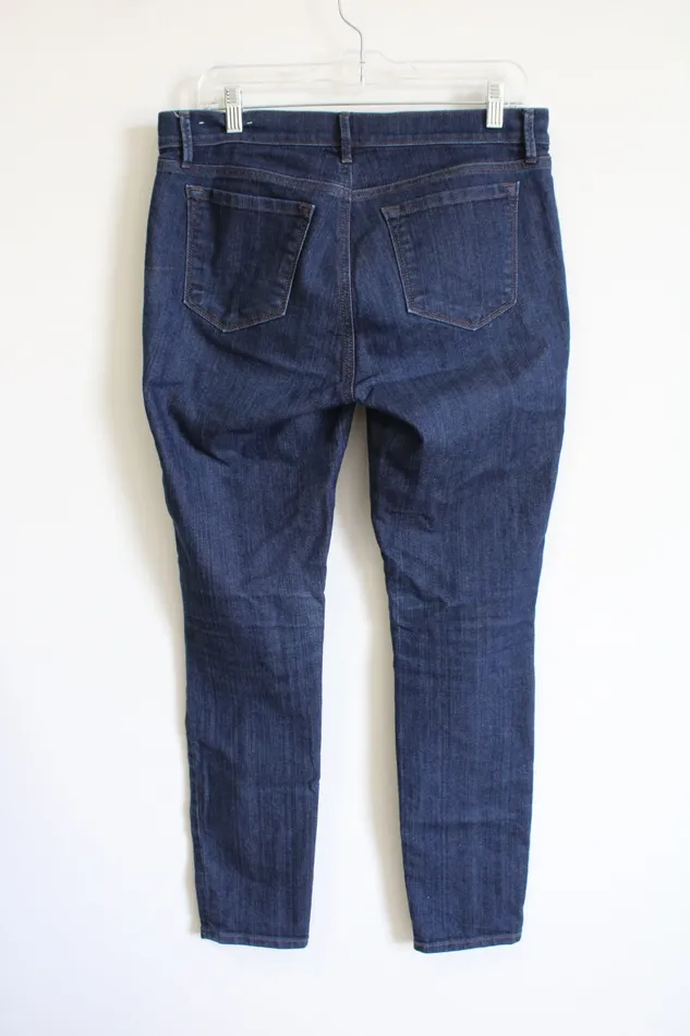 Earrings Ann Taylor LOFT LOFT Modern Skinny Dark Wash Jeans 8