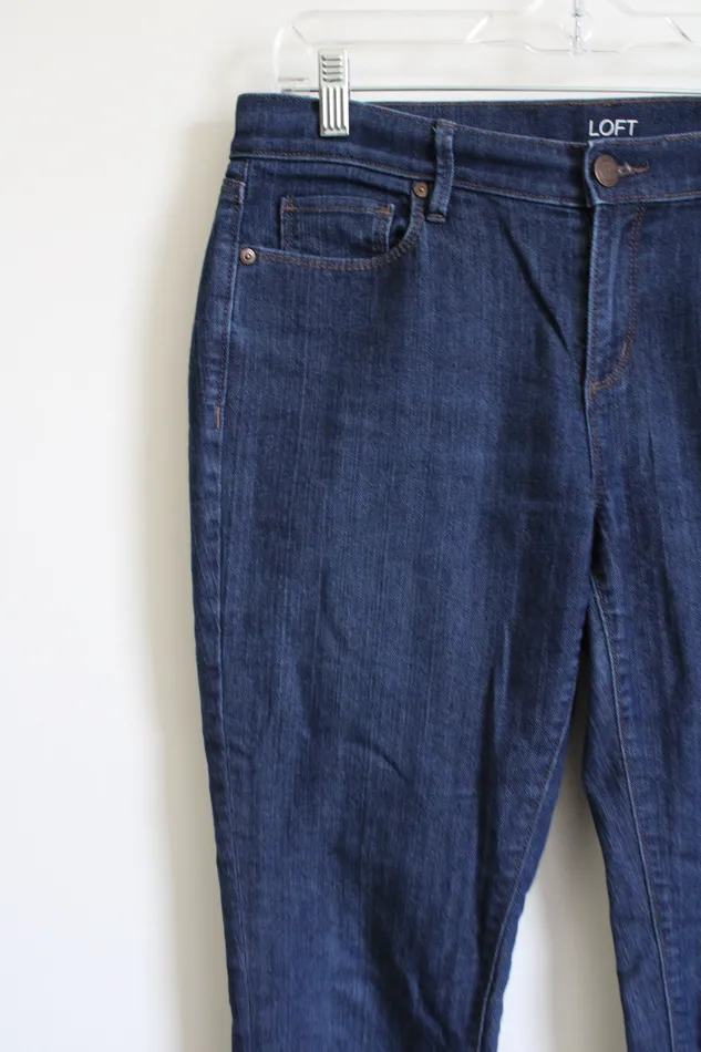 Earrings Ann Taylor LOFT LOFT Modern Skinny Dark Wash Jeans 8