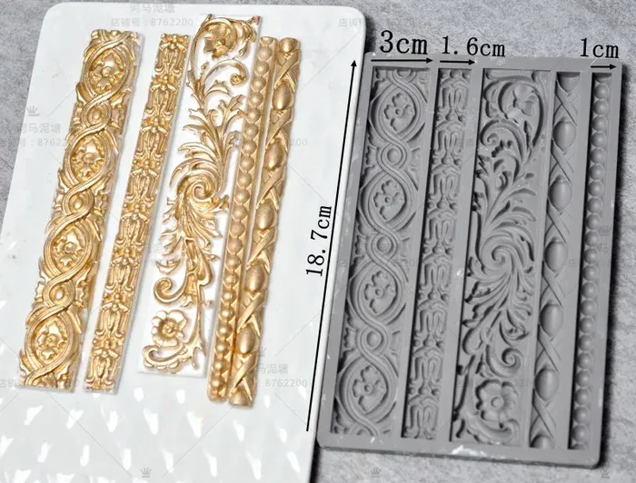Earrings European Style Silicone Mold DSER