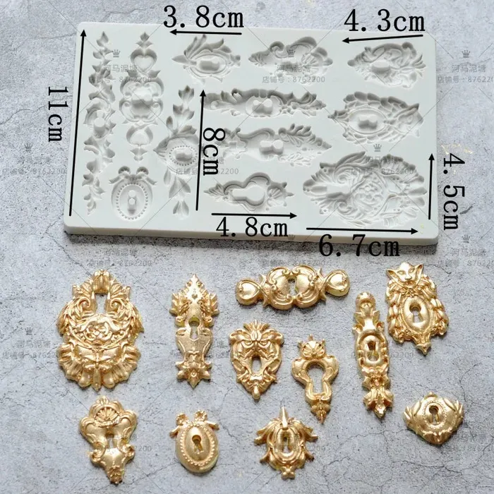 Earrings European Style Silicone Mold DSER