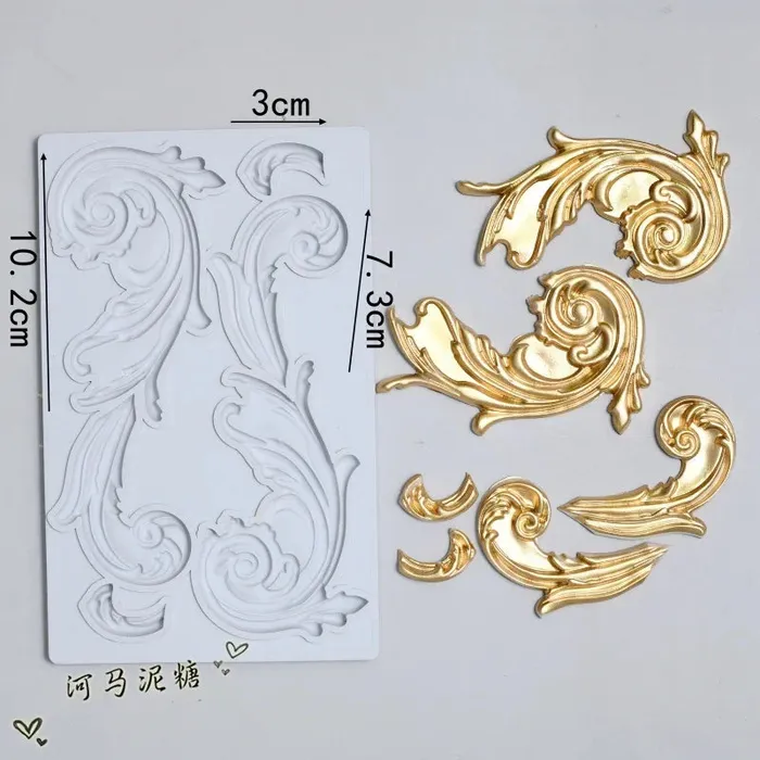 Earrings European Style Silicone Mold DSER