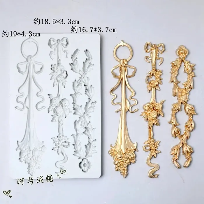 Earrings European Style Silicone Mold DSER