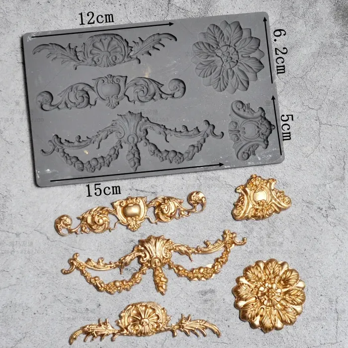 Earrings European Style Silicone Mold DSER