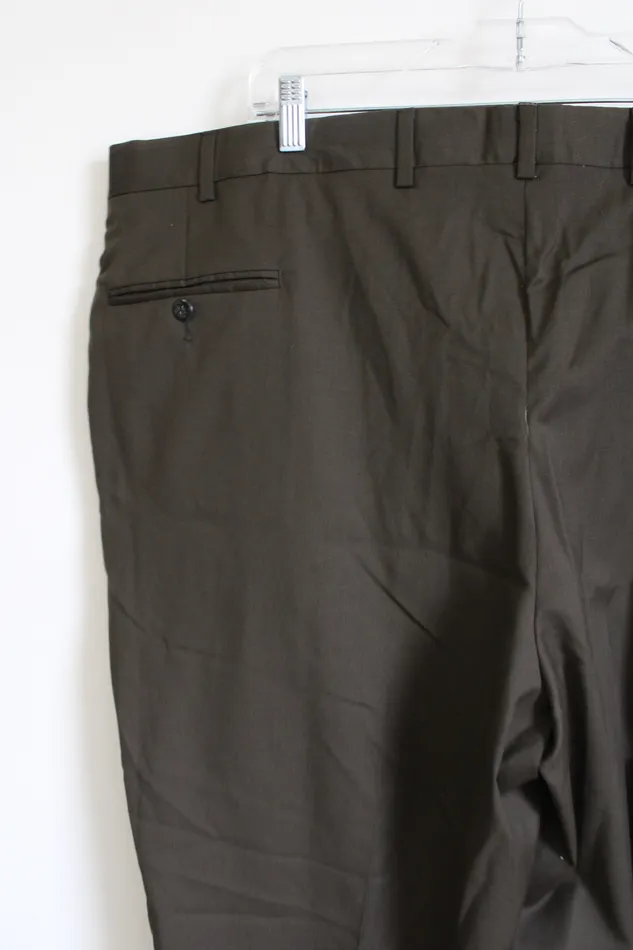 Jos A Blank Dark Brown Trouser Pants 46 Jos A Bank Earrings