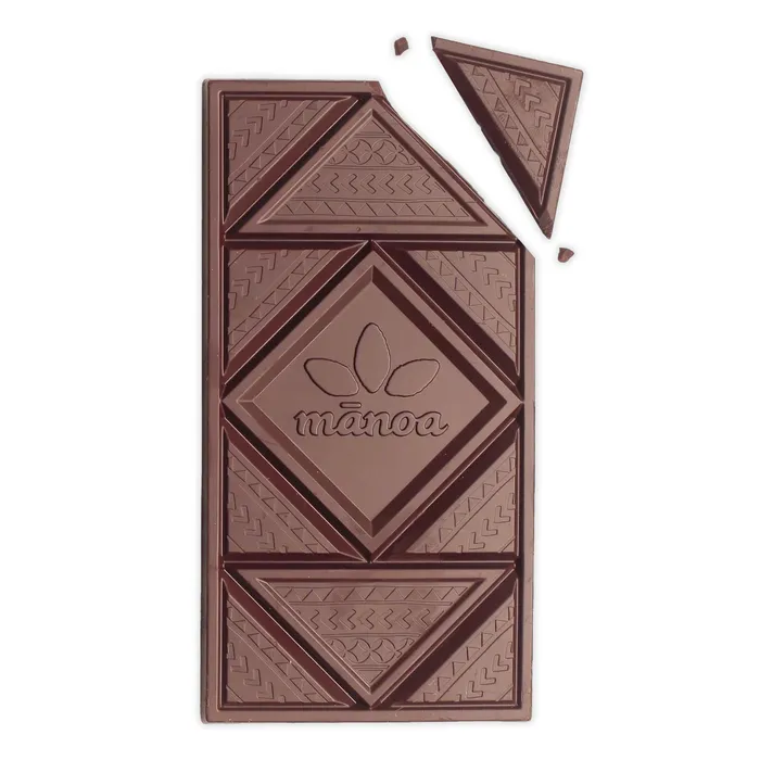 MANOACHOCO Manoa Hawaii Chocolate 50 Cacao Milk Chocolate Bar 21 oz Necklaces