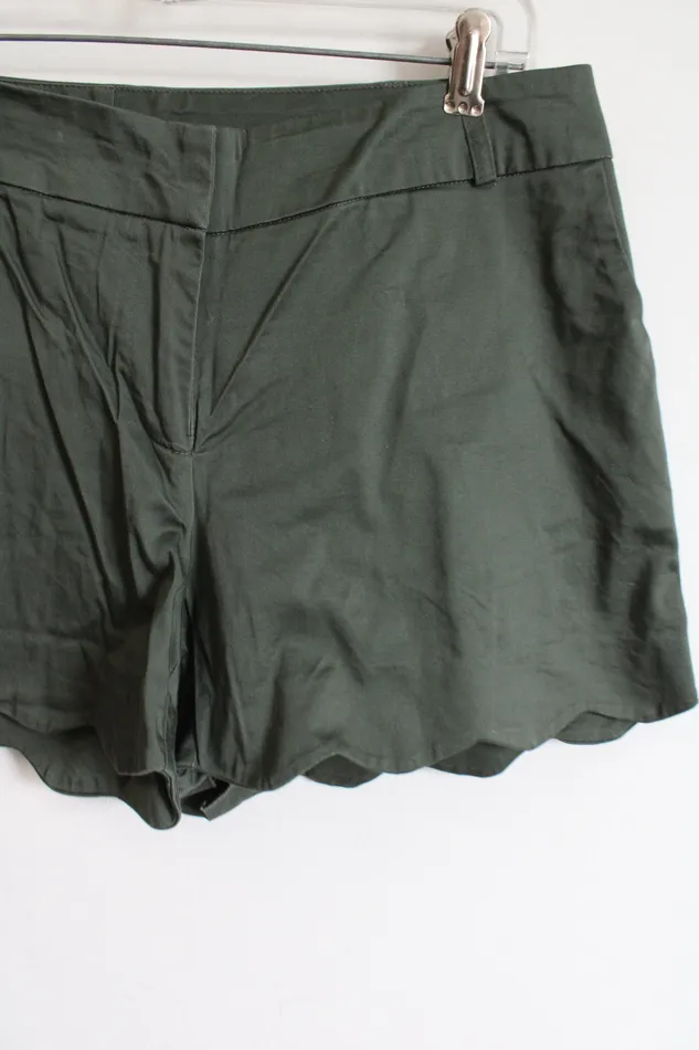 Maurices Earrings Maurices Green Scalloped Shorts 910