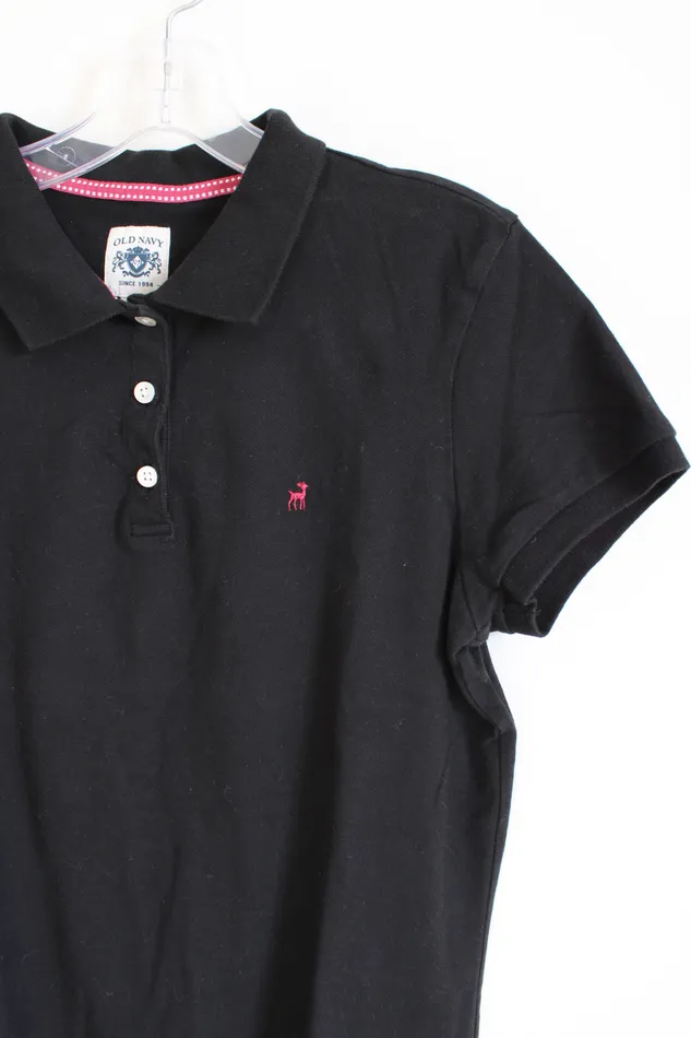 Old Navy Rings Old Navy Black Polo Shirt L