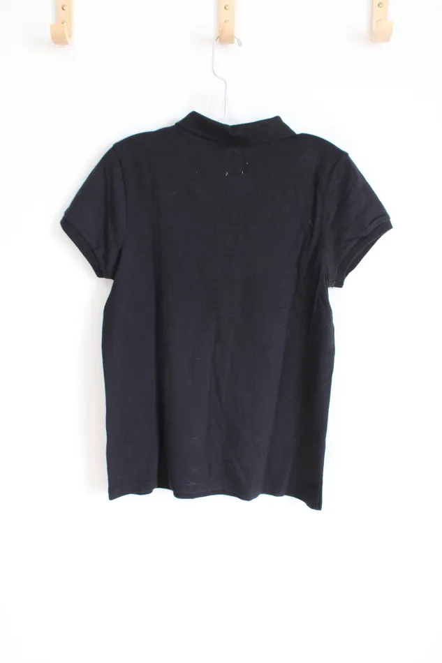 Old Navy Rings Old Navy Black Polo Shirt L