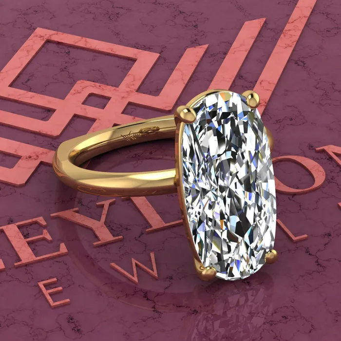 65 Carat Elongated Cushion Cut 4 Prongs Solitaire D Color Basket Moissanite Ring Leyloon Jewelry Rings 65 Carat Elongated Cushion Cut 4 Prongs Solitaire D Color Basket Moissanite Ring Leyloon Jewelry Rings