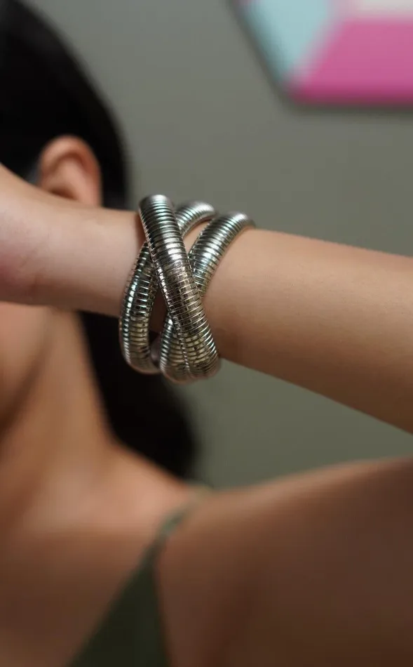 Attrangi Bracelets Treeda Gold Chunky Western Bracelet