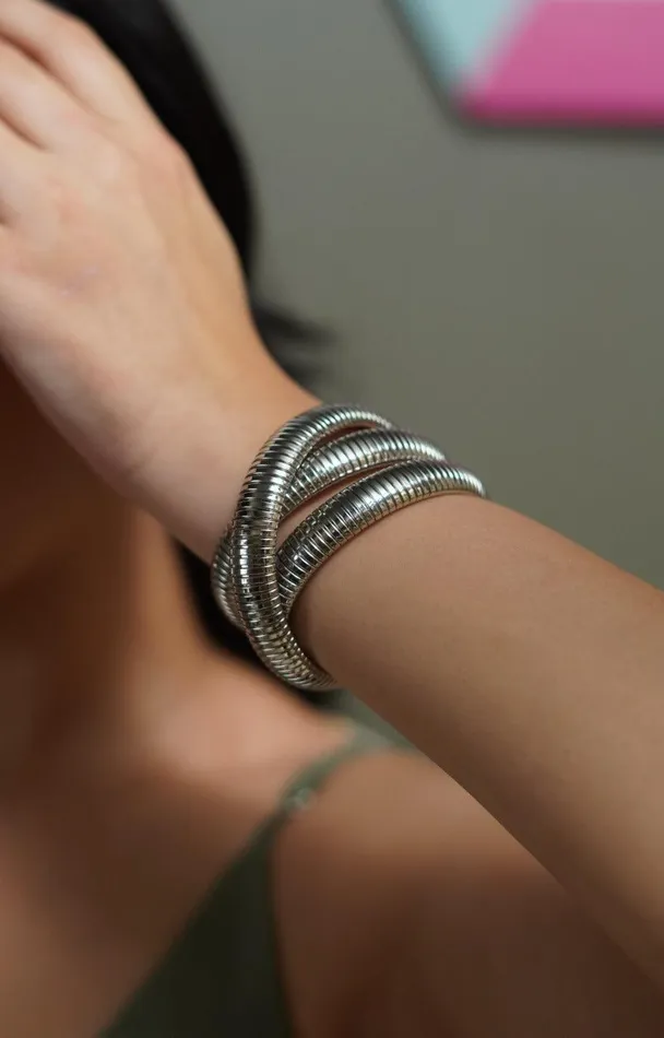 Attrangi Bracelets Treeda Gold Chunky Western Bracelet