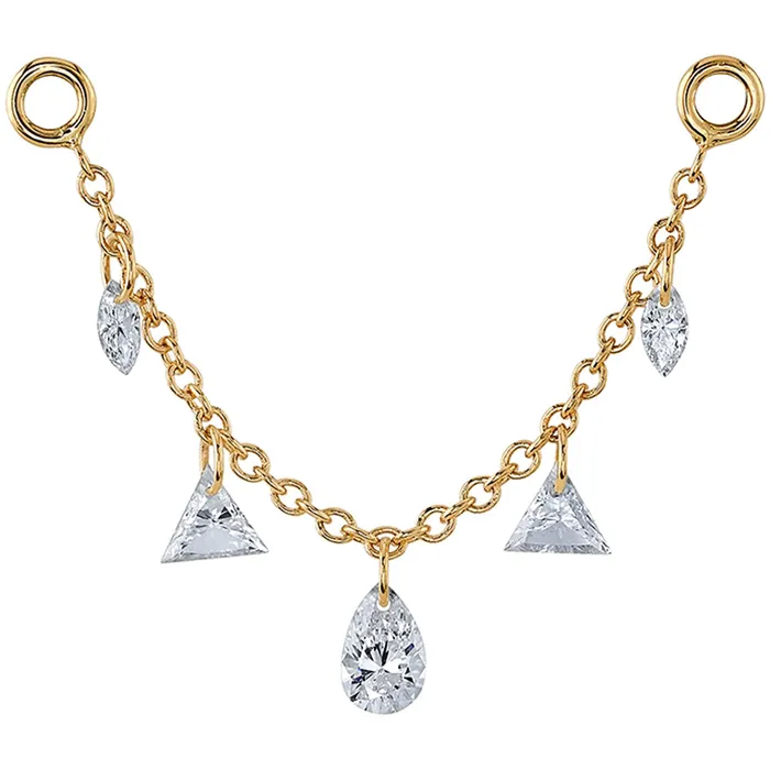 Body Vision BVLA Necklaces Brixton Chain Attachment in Gold with DIAMONDS Body Vision BVLA Necklaces Brixton Chain Attachment in Gold with DIAMONDS