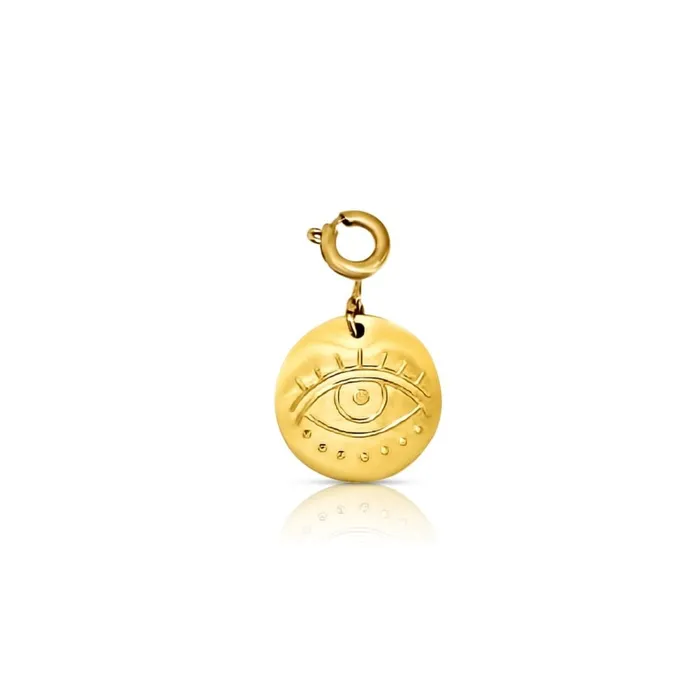 Necklaces Ellie Vail Addison Evil Eye Charm