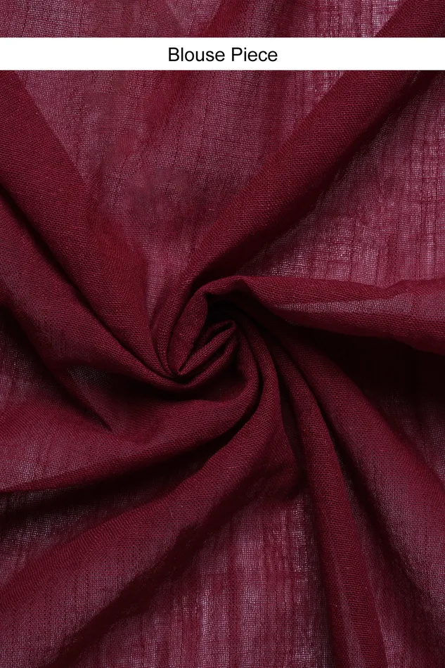 Teejh Earrings Teejh Saraswati Linen Saree