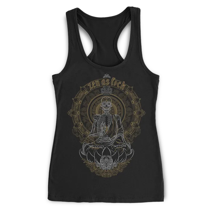 Zapps Clothing Earrings Skullistic Zen Meditating Skeleton Apparel