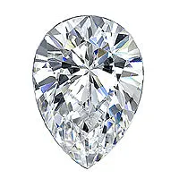 130 Carat Pear Lab Grown Diamond GemFind Earrings