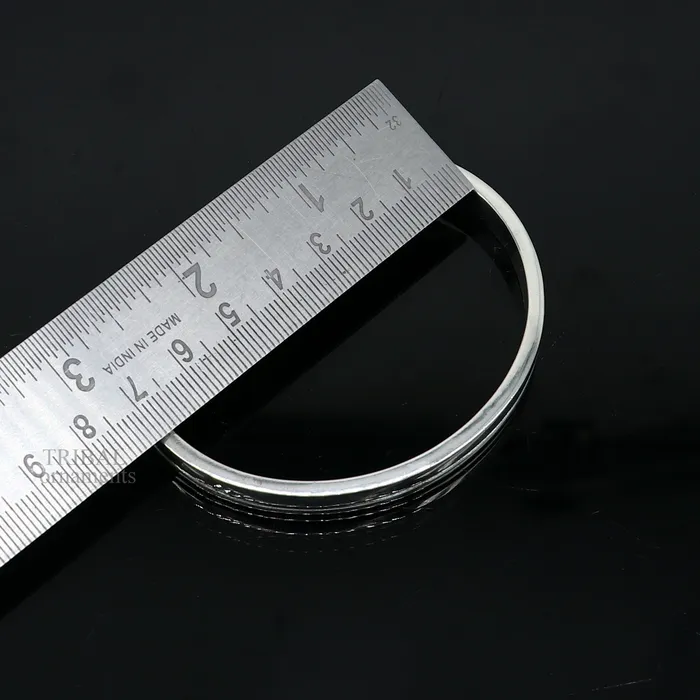 925 sterling silver or Gold polished handmade plain design gorgeous Bangle cuff bracelet kada best unisex tribal gifting jewelry Gcuff118 TRIBAL ORNAMENTS Bracelets
