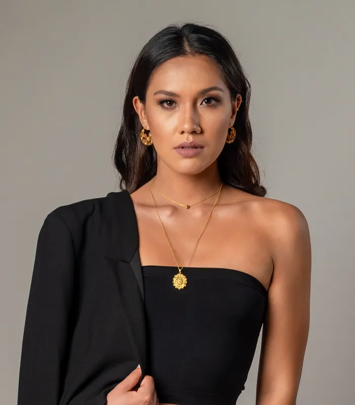 AMAMI Necklaces Mini Relikaryo Pendant Necklace