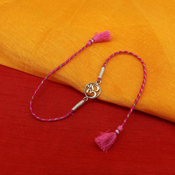 Bracelets TRIBAL ORNAMENTS 925 sterling silver handmade AUM OM design Rakhi Bracelet amazing stylish gift for Rakshabandhan rk42 Bracelets TRIBAL ORNAMENTS 925 sterling silver handmade AUM OM design Rakhi Bracelet amazing stylish gift for Rakshabandhan rk42
