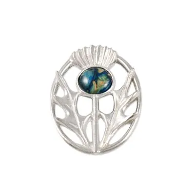 Charles Buyers Earrings Modern Thistle Brooch