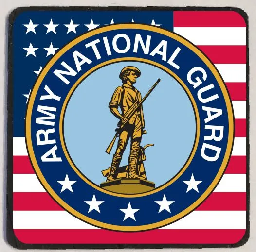 Earrings Iris Fashion Jewelry M55 US Army National Guard