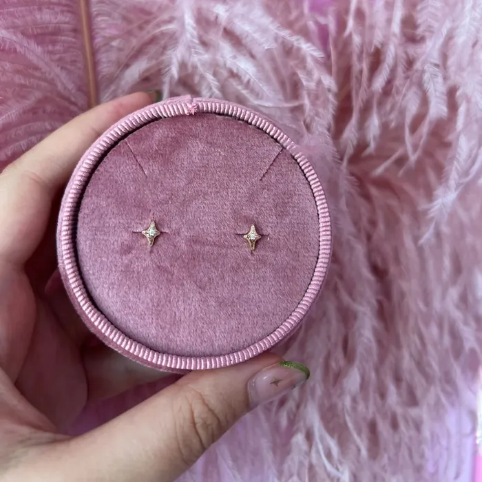 Earrings Lacee Alexandra Nova Diamond Star Earrings