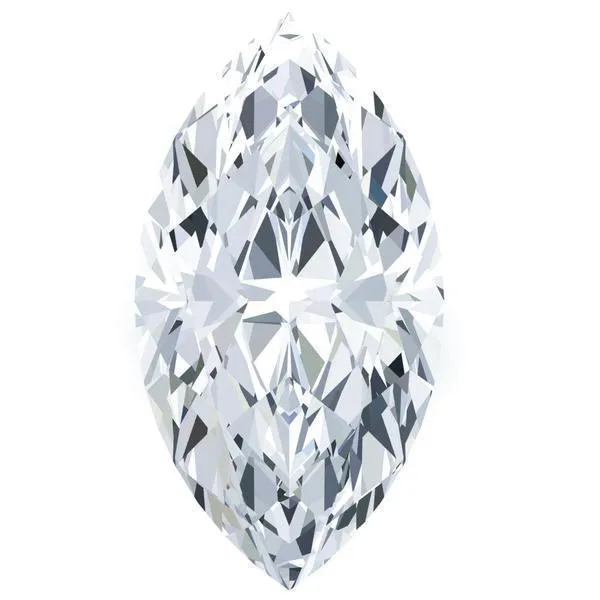 FIRE BRILLIANCE Rings FAB Moissanite Marquise Cut