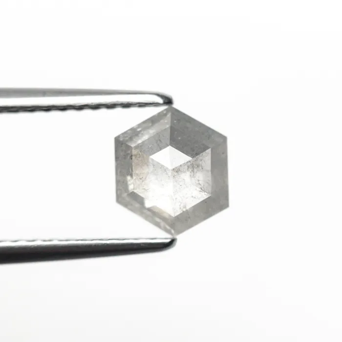 Misfit Diamonds Earrings 099ct 705x635x285mm Hexagon Rosecut 2575301