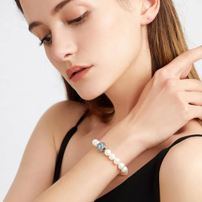Pearly Lustre Bracelets Elegant Freshwater Pearl Bracelet WB00039