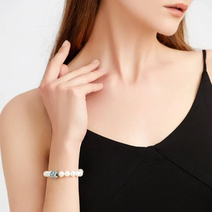 Pearly Lustre Bracelets Elegant Freshwater Pearl Bracelet WB00039