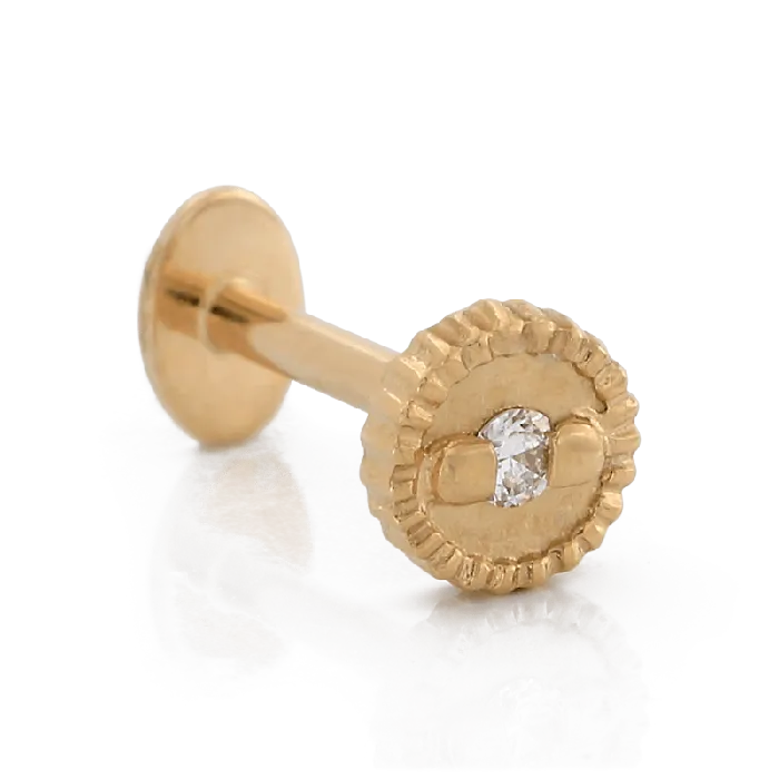 Ribbed Relic Round Megan Thorne Rings