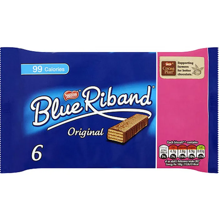 Rings Ramsden International Nestle Blue Riband 6pk