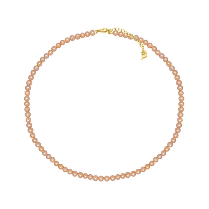 Top Grade Pink Freshwater Pearl Necklace WN00337 Pearly Lustre Necklaces