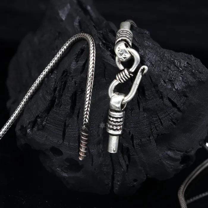 TRIBAL ORNAMENTS 925 pure silver Silver Chalice Well Sacred Geometry pendant best pendant wheat chain necklace locket best delicate jewelry ps0072 nsp741 Necklaces