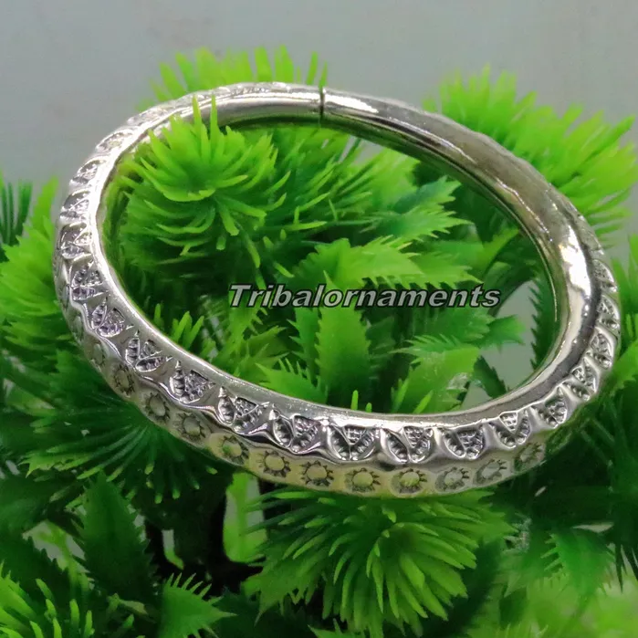 TRIBAL ORNAMENTS Bracelets Vintage design handmade fabulous 925 sterling silver bangle bracelet kada unisex jewelry awesome customized oxidized trendy jewelry nsk244 TRIBAL ORNAMENTS Bracelets Vintage design handmade fabulous 925 sterling silver bangle bracelet kada unisex jewelry awesome customized oxidized trendy jewelry nsk244