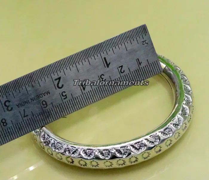 TRIBAL ORNAMENTS Bracelets Vintage design handmade fabulous 925 sterling silver bangle bracelet kada unisex jewelry awesome customized oxidized trendy jewelry nsk244 TRIBAL ORNAMENTS Bracelets Vintage design handmade fabulous 925 sterling silver bangle bracelet kada unisex jewelry awesome customized oxidized trendy jewelry nsk244