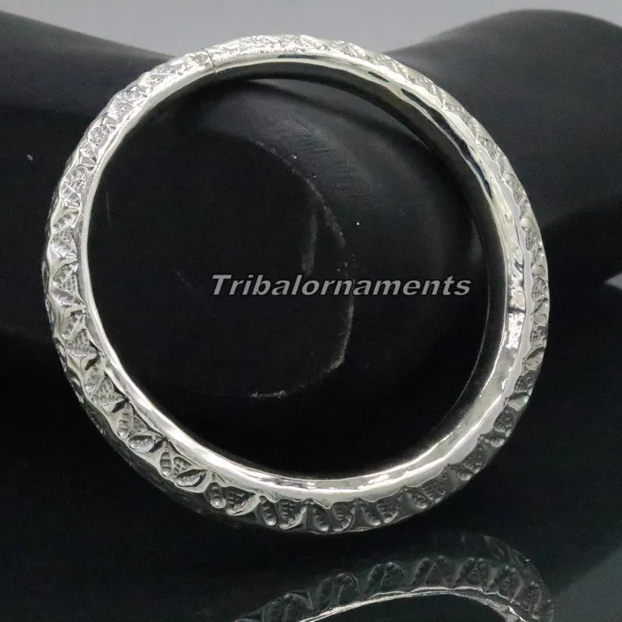 TRIBAL ORNAMENTS Bracelets Vintage design handmade fabulous 925 sterling silver bangle bracelet kada unisex jewelry awesome customized oxidized trendy jewelry nsk244 TRIBAL ORNAMENTS Bracelets Vintage design handmade fabulous 925 sterling silver bangle bracelet kada unisex jewelry awesome customized oxidized trendy jewelry nsk244