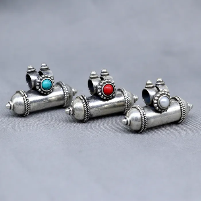 TRIBAL ORNAMENTS Necklaces 925 Sterling silver vintage design amulet pendant box pendant kavacham pendant mantra box silver tabiz nsp884 TRIBAL ORNAMENTS Necklaces 925 Sterling silver vintage design amulet pendant box pendant kavacham pendant mantra box silver tabiz nsp884