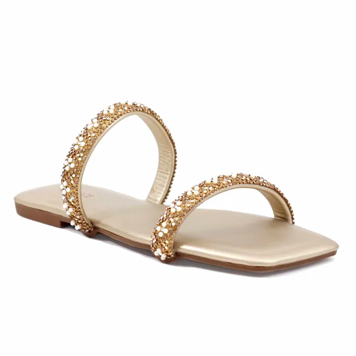 Walkeaze Earrings Women Formal Slippers 40815S