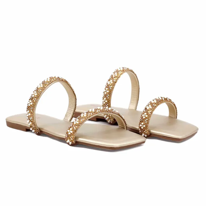 Walkeaze Earrings Women Formal Slippers 40815S
