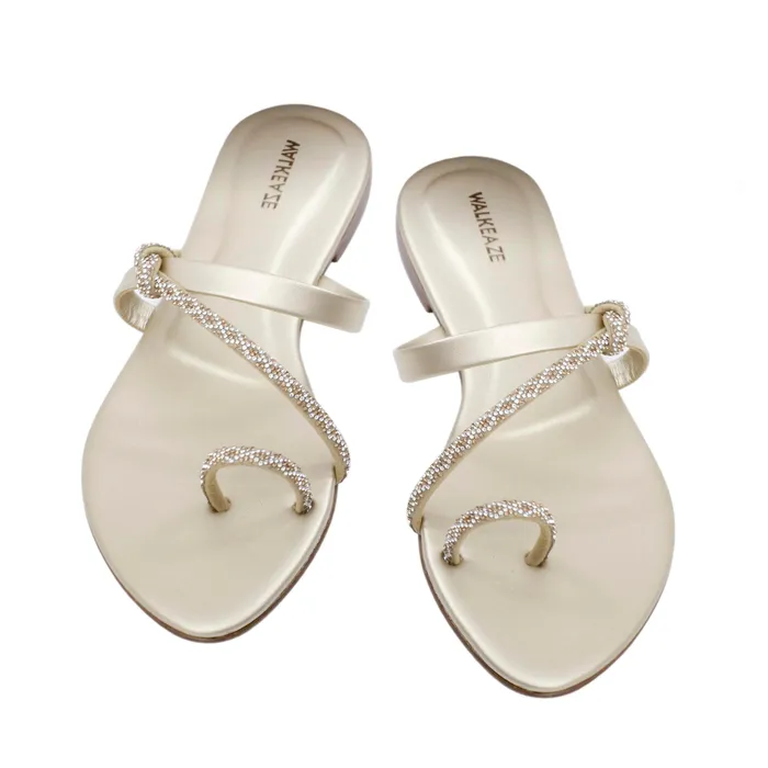 Women Formal Slippers 40121S Walkeaze Earrings