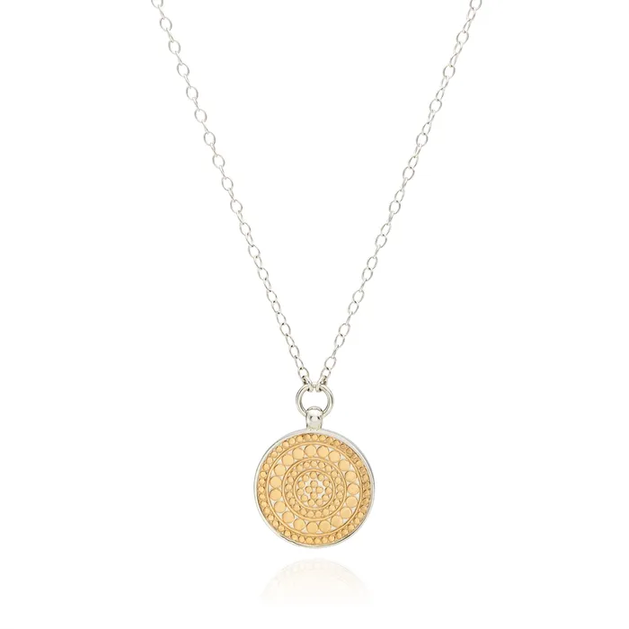 Anna Beck Classic Medium Disc Pendant Necklace 1820 inch Gold Plated Anna Beck Necklaces Anna Beck Classic Medium Disc Pendant Necklace 1820 inch Gold Plated Anna Beck Necklaces