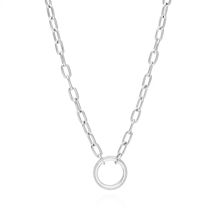 Anna Beck Necklaces Anna Beck Open O Pendant Necklace 1618 inch Silver