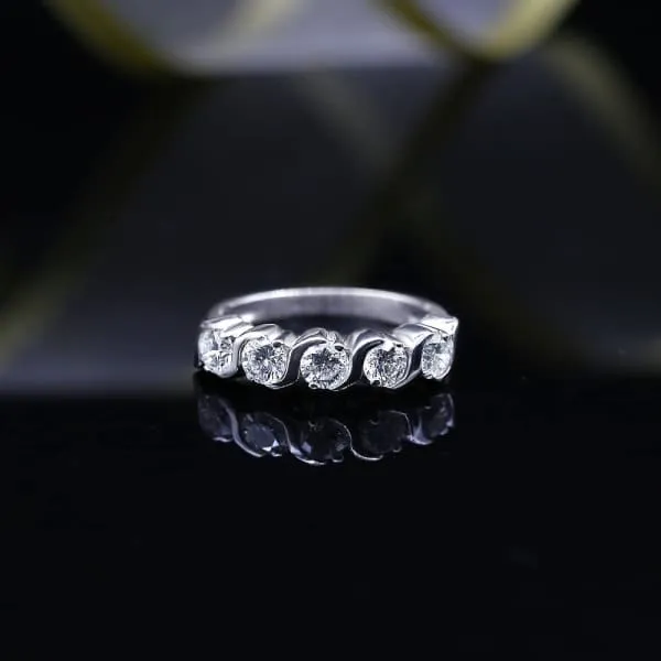 Beautiful HalfWay Wedding Diamond Ring B17750 Diamond Source NYC Rings Beautiful HalfWay Wedding Diamond Ring B17750 Diamond Source NYC Rings