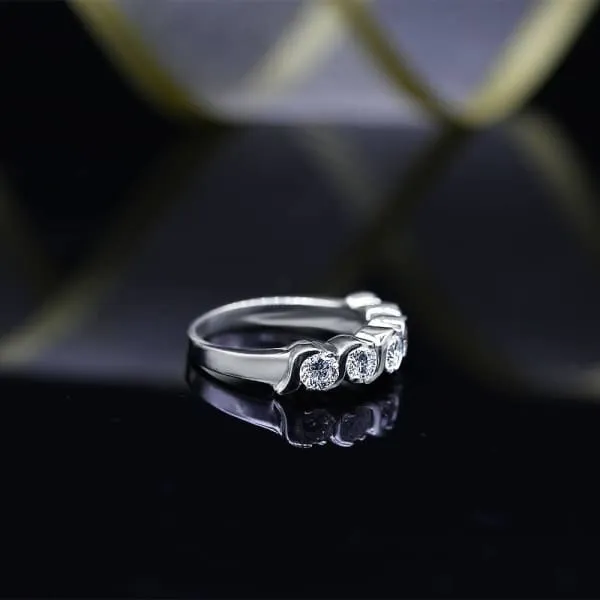 Beautiful HalfWay Wedding Diamond Ring B17750 Diamond Source NYC Rings Beautiful HalfWay Wedding Diamond Ring B17750 Diamond Source NYC Rings