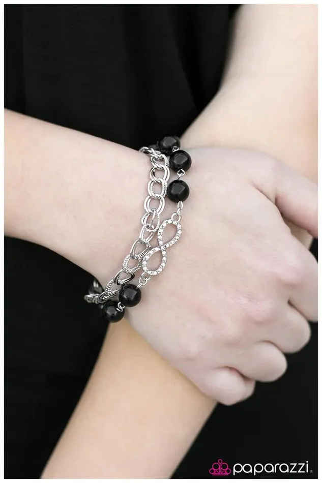Bracelets Paparazzi Bracelet Forever Is Not Enough Black Paparazzi Jewelry