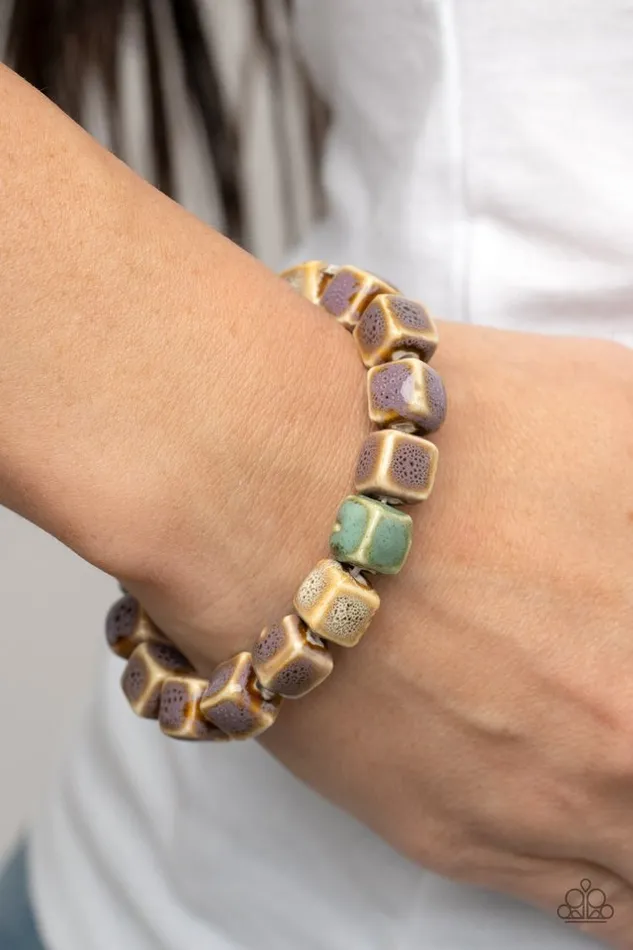 Bracelets Paparazzi Bracelet Glaze Craze Purple Paparazzi Jewelry