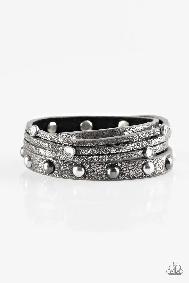 Bracelets Paparazzi Bracelet It Was The BEAST Of Times Silver Paparazzi Jewelry