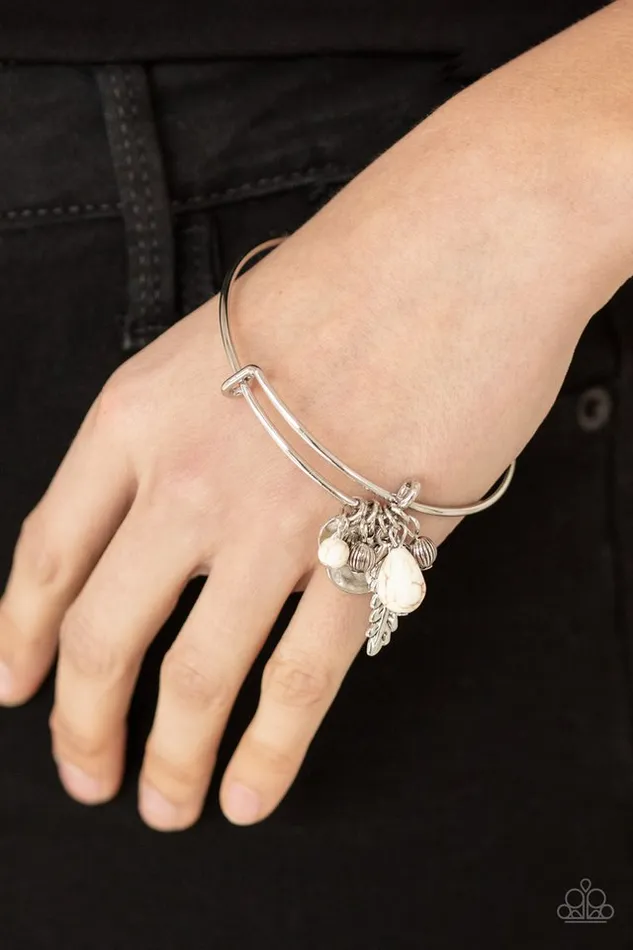 Bracelets Paparazzi Bracelet Root and RANCH White Paparazzi Jewelry