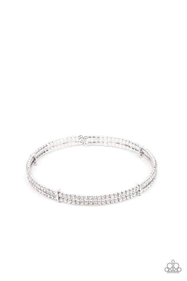 Bracelets Paparazzi Bracelet Standout Opulence White Paparazzi Jewelry Bracelets Paparazzi Bracelet Standout Opulence White Paparazzi Jewelry